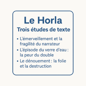 Cours complet sur Le Horla de Maupassant