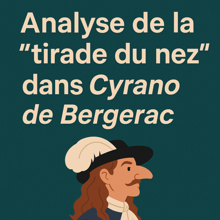 Analyse de la tirade du nez dans Cyrano de Bergerac