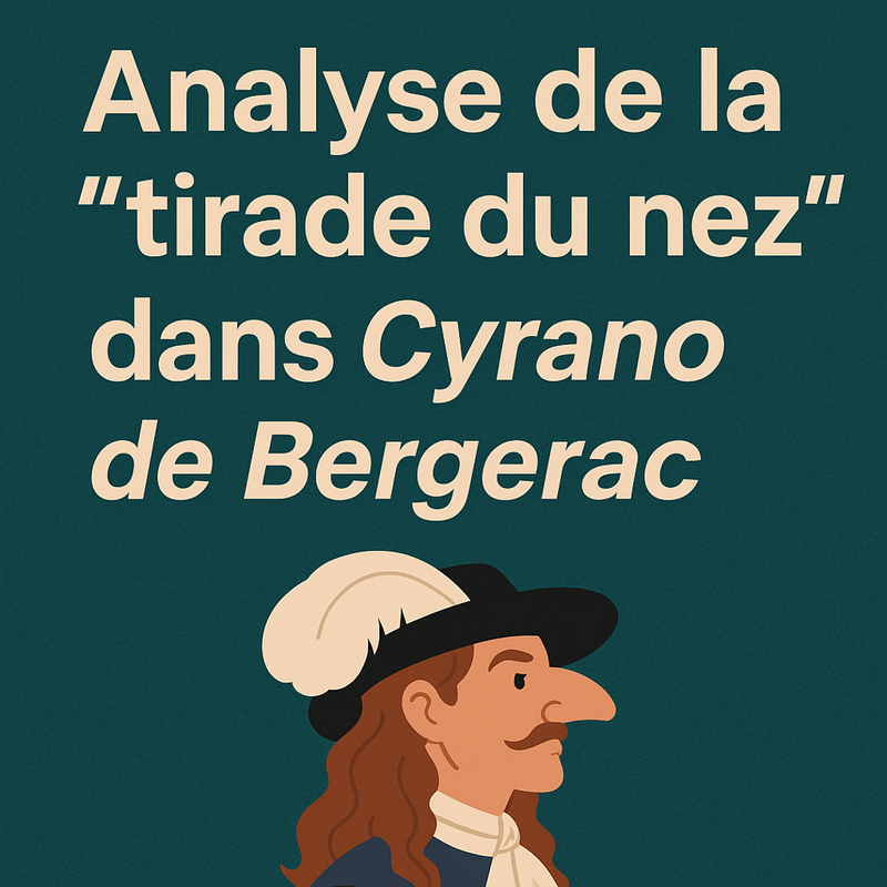 Analyse de la tirade du nez dans Cyrano de Bergerac