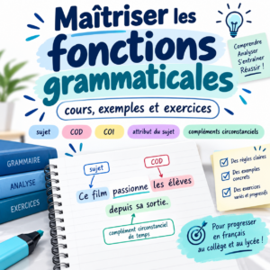 fonctions grammaire