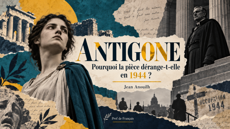 Antigone de Jean Anouilh : une pièce dérangeante sous l&rsquo;Occupation